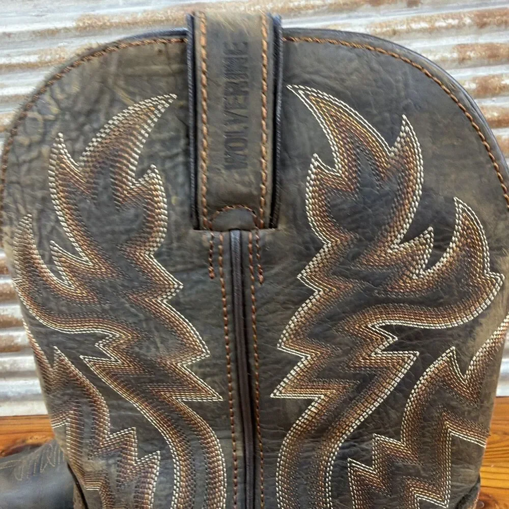 Wolverine Rancher Square Toe Boots Mens US 13M Soft Toe Wellington PRISTINE!!